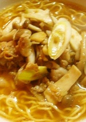 豚肉ときのこのあったかラーメン-レシピのメイン写真