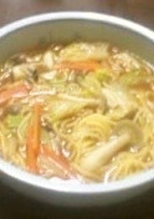 ひとりランチに♪生姜あんかけラーメン♪-レシピのメイン写真