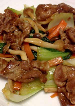 簡単本格中華！チンゲン菜と豚肉炒め-レシピのメイン写真