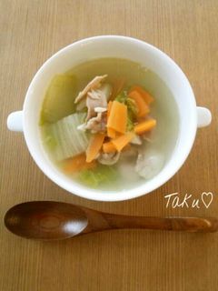 白菜と豚バラのスープ-レシピのメイン写真