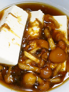 お豆腐のなめこあんかけ♬-レシピのメイン写真