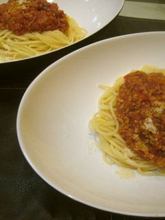 ミートソーススパゲティー-レシピのメイン写真