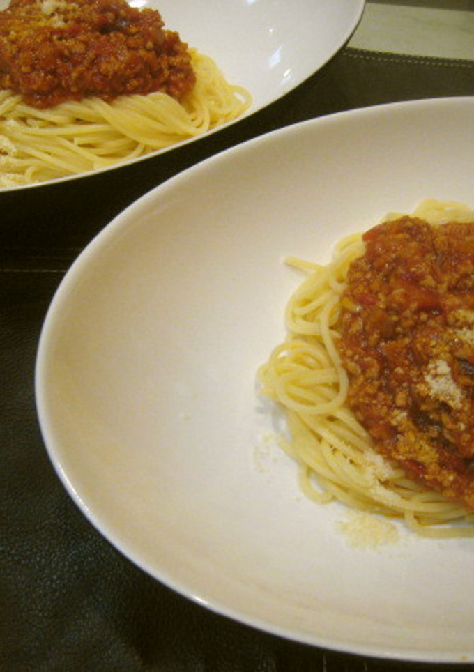 ミートソーススパゲティー-レシピのメイン写真