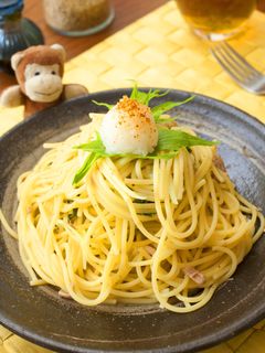 ノンオイル!ツナと水菜の和風パスタ☆-レシピのメイン写真