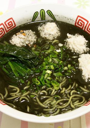 麺の力 竹炭中華そば-レシピのメイン写真