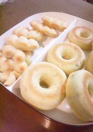 こどもも大好き！簡単焼きバナナドーナツ。-レシピのメイン写真