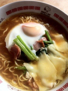 ほうれん草とベーコンのラーメン-レシピのメイン写真