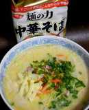 牛乳ラーメン・サッポロ一番「麺の力」