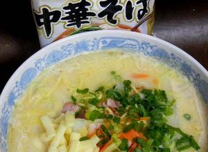 牛乳ラーメン・サッポロ一番「麺の力」-レシピのメイン写真