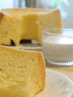 ホントは簡単♡プレーンシフォンケーキ♡-レシピのメイン写真