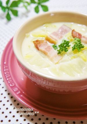手間なし簡単♥白菜のクリームシチュー-レシピのメイン写真