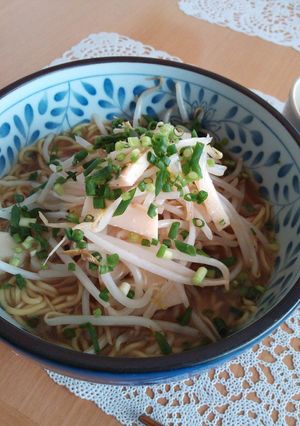ボリュームたっぷり♪もやしと筍ラーメン-レシピのメイン写真