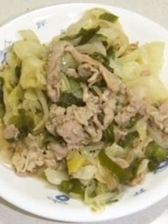 ☆長ネギ丸ごと1本入りの野菜炒め♪-レシピのメイン写真