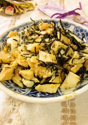 受験生のお弁当に☆筍＆卵のひじきサラダ-レシピのメイン写真