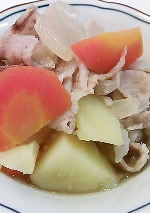 簡単☆油いらず手間いらずの肉じゃが-レシピのメイン写真