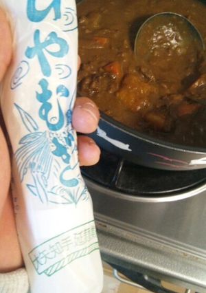 残り物カレーでカレーひやむぎ★-レシピのメイン写真