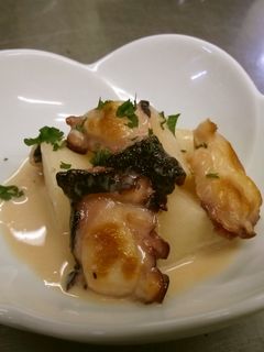 タコの干物と長いもで簡単クリーム煮-レシピのメイン写真