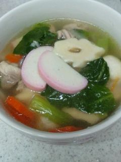 お袋の味お雑煮☆なんちゃってお餅入り♪-レシピのメイン写真