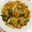麺の力(醤油味)DE生姜風味焼きそば♬