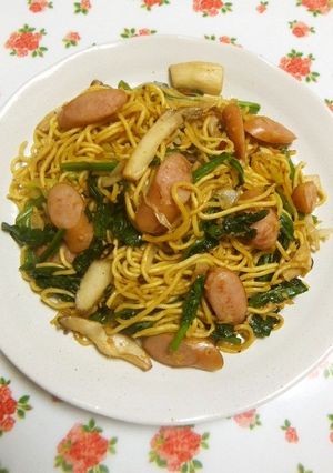 麺の力（醤油味）DE生姜風味焼きそば♬-レシピのメイン写真