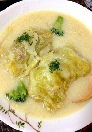 ロールキャベツ☆豆乳クリーム煮-レシピのメイン写真