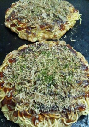 麺の力でお好み焼き♪-レシピのメイン写真