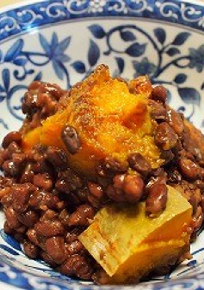 小豆と南瓜の煮物-レシピのメイン写真