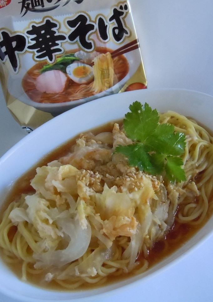 白菜とえりんぎのあったか中華そば-レシピのメイン写真