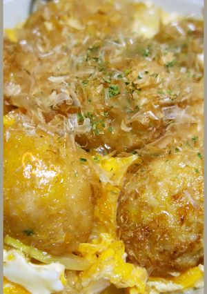 男のロマンだ！こんなんあり？たこ焼き丼-レシピのメイン写真