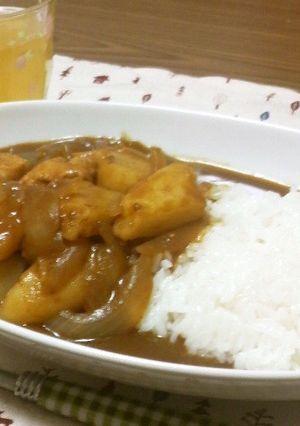 15分で！1人きりのフライパンカレー♪-レシピのメイン写真