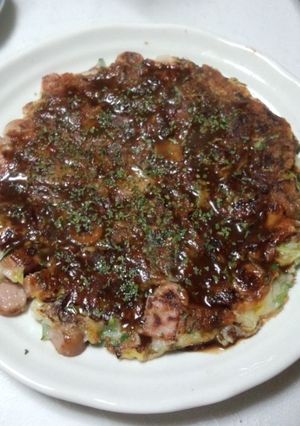もっちもち！山芋deある夜のお好み焼き風-レシピのメイン写真