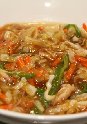麺の力で簡単あんかけ中華そば-レシピのメイン写真