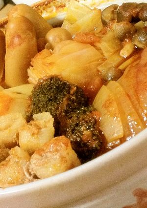 ~おっ、作れる~トマト鍋→チーズ雑炊-レシピのメイン写真