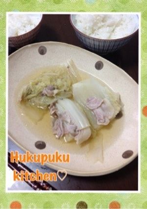 圧力鍋deとろとろ♡白菜と豚肉のスープ-レシピのメイン写真