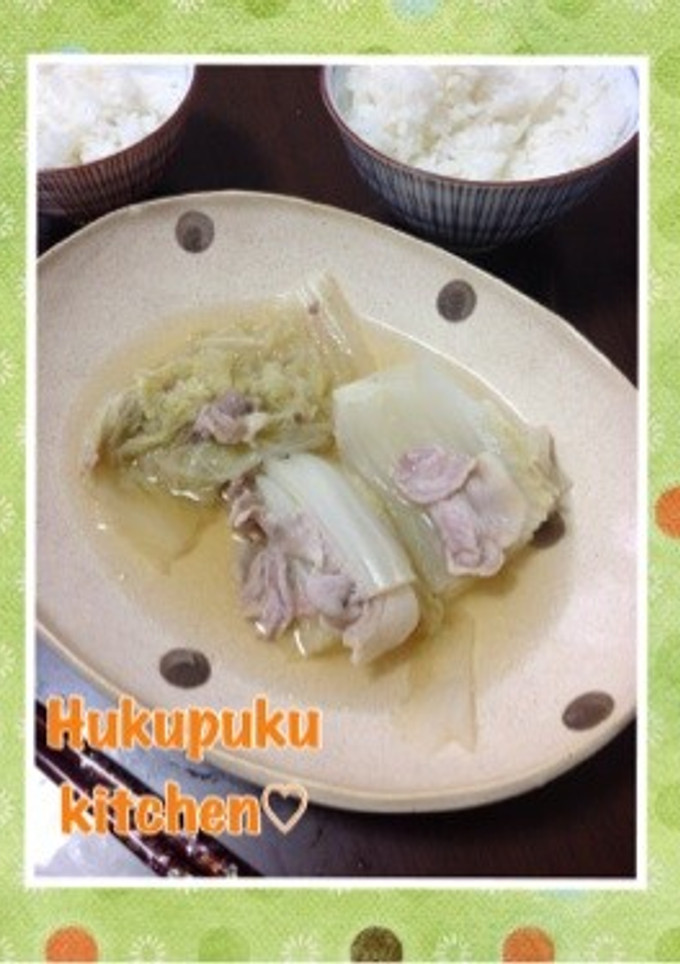 圧力鍋deとろとろ♡白菜と豚肉のスープ-レシピのメイン写真