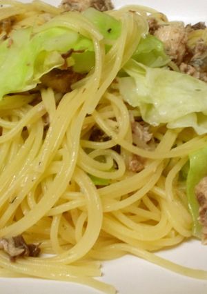 安！早！旨！サバ水煮缶ワンポットパスタ　-レシピのメイン写真