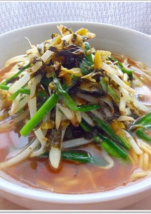 高菜もやしの中華そば-レシピのメイン写真