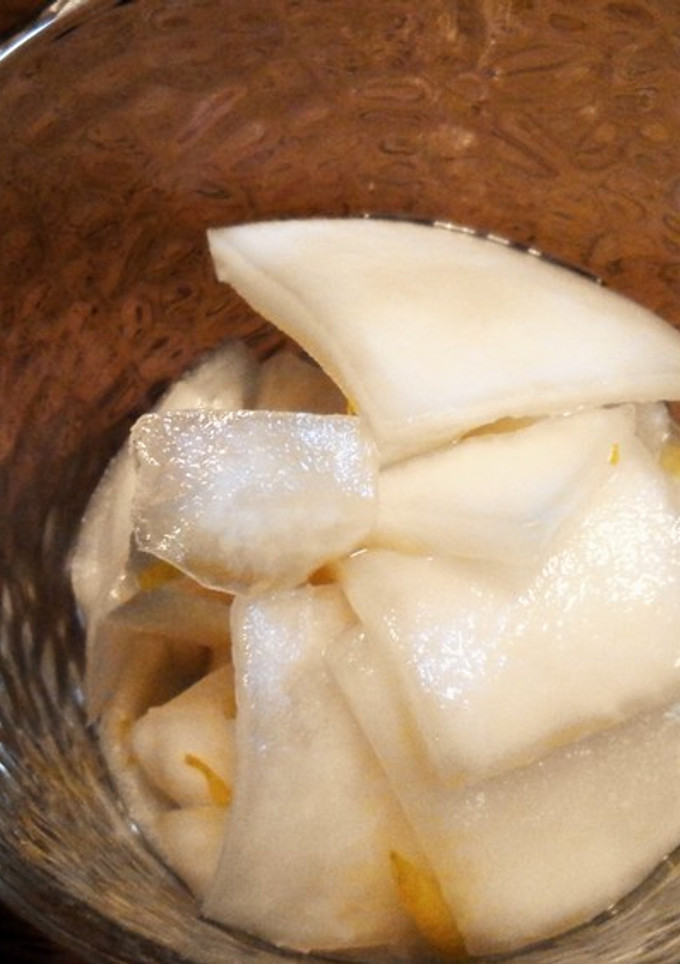 簡単☆お母さんのやみつきカブの酢の物-レシピのメイン写真