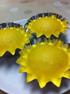米粉で作る!にんじんの蒸しケーキ-レシピのメイン写真