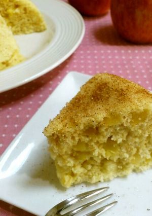 ワンボウルで簡単＊りんごのレンジ蒸しパン-レシピのメイン写真