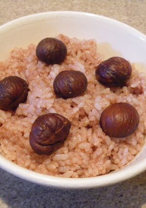 マロンな赤飯-レシピのメイン写真