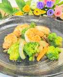やみつき🍤えびとブロッコリーのうま塩炒め