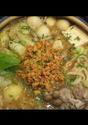 胡麻坦々鍋-レシピのメイン写真