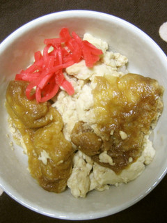 レンジで!おいなり豆腐丼-レシピのメイン写真