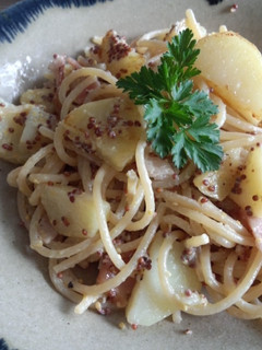 マスタード風味◆ジャーマンポテトパスタ◆-レシピのメイン写真