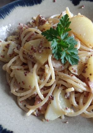 マスタード風味◆ジャーマンポテトパスタ◆-レシピのメイン写真