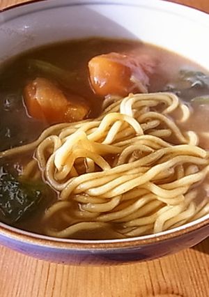 ほうれん草カレーラーメン♪-レシピのメイン写真