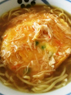 とろとろ卵のかに玉らーめん-レシピのメイン写真