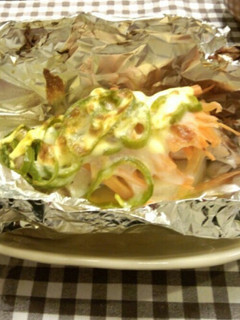 あとのせチーズでこんがり鮭のホイル焼き-レシピのメイン写真