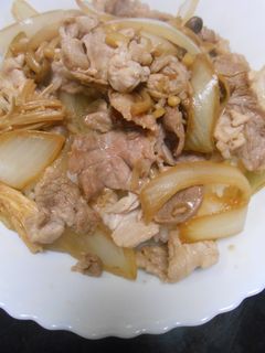 豚小間切れ肉で豚丼-レシピのメイン写真